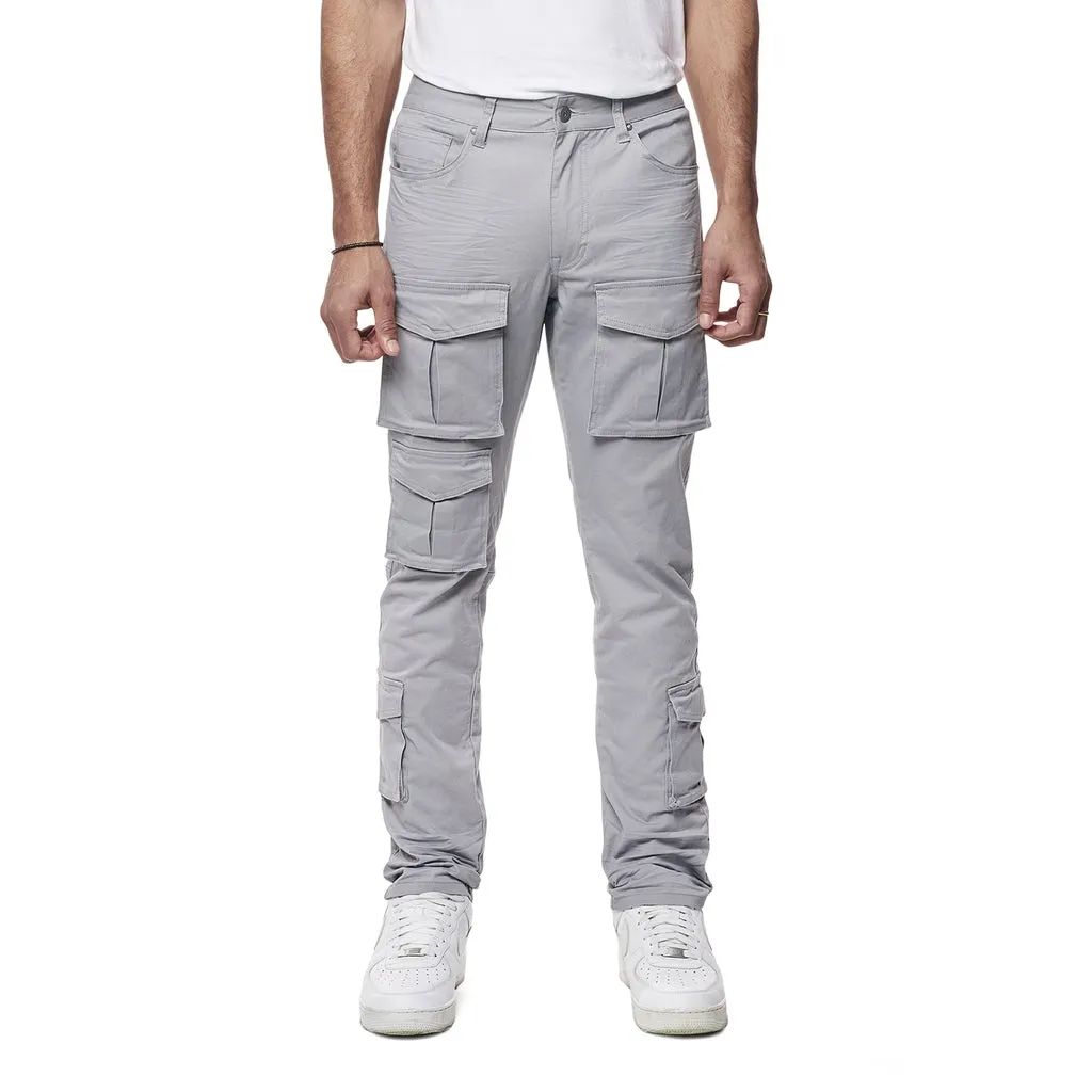 10 Pocket Slim Twill Pants - Ultimate Grey