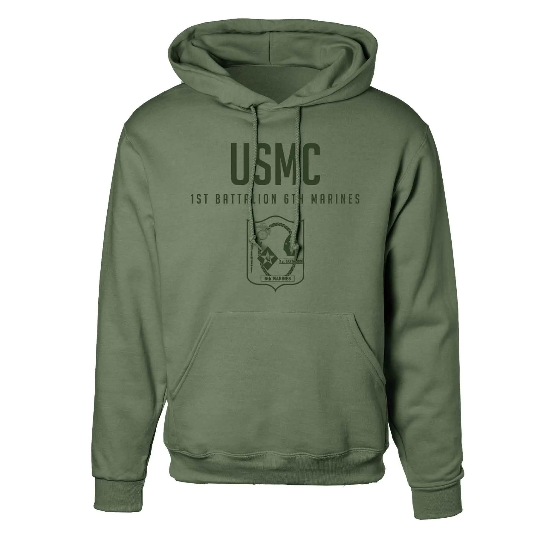 1st Battalion 6th Marines Tonal Hoodie