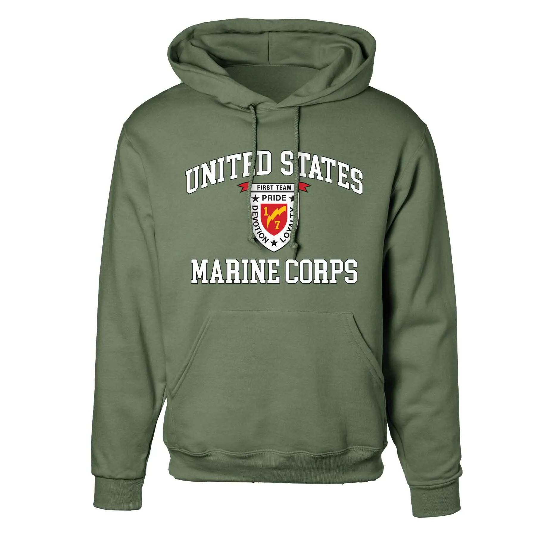 1st Battalion 7th Marines USMC Hoodie