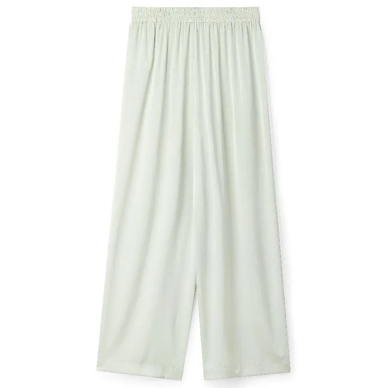 22 Momme Silk Straight Pants