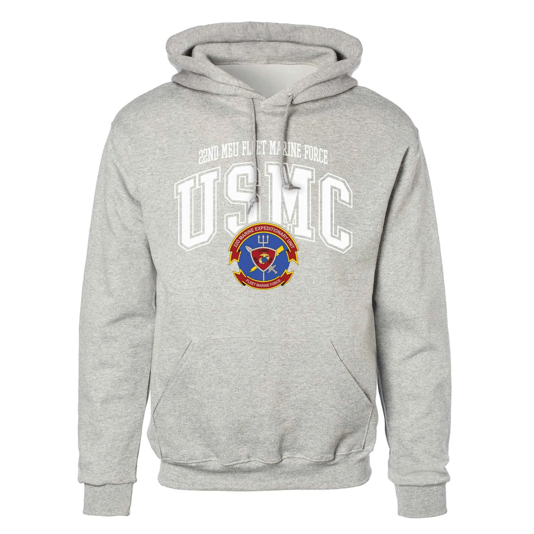 22nd MEU Fleet Marine Force Arched Hoodie