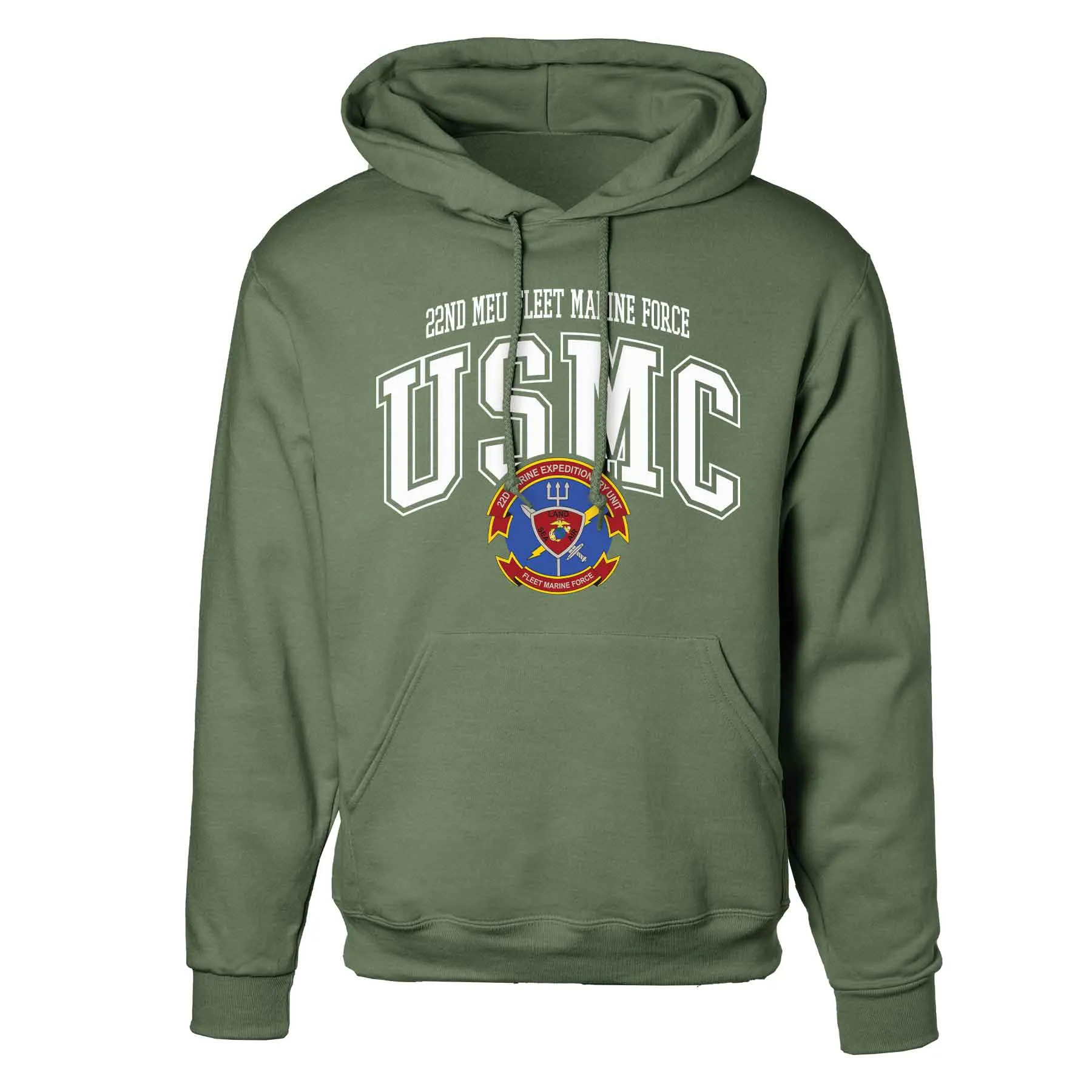 22nd MEU Fleet Marine Force Arched Hoodie