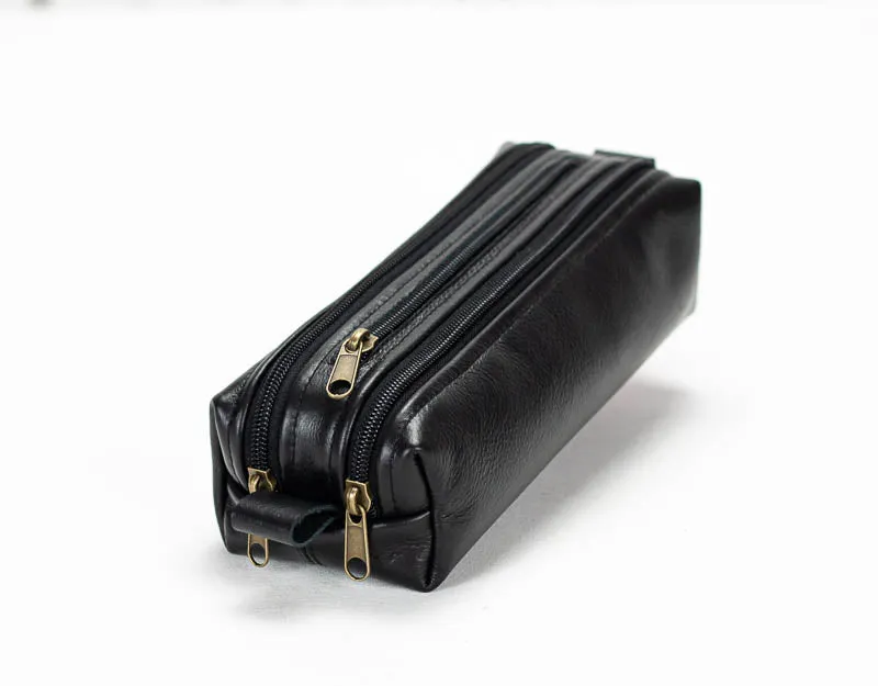 2REC Slim case - Black leather