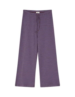 2x2 Cotton Stripe Verona Pants, Sassafras/Amparo Blue