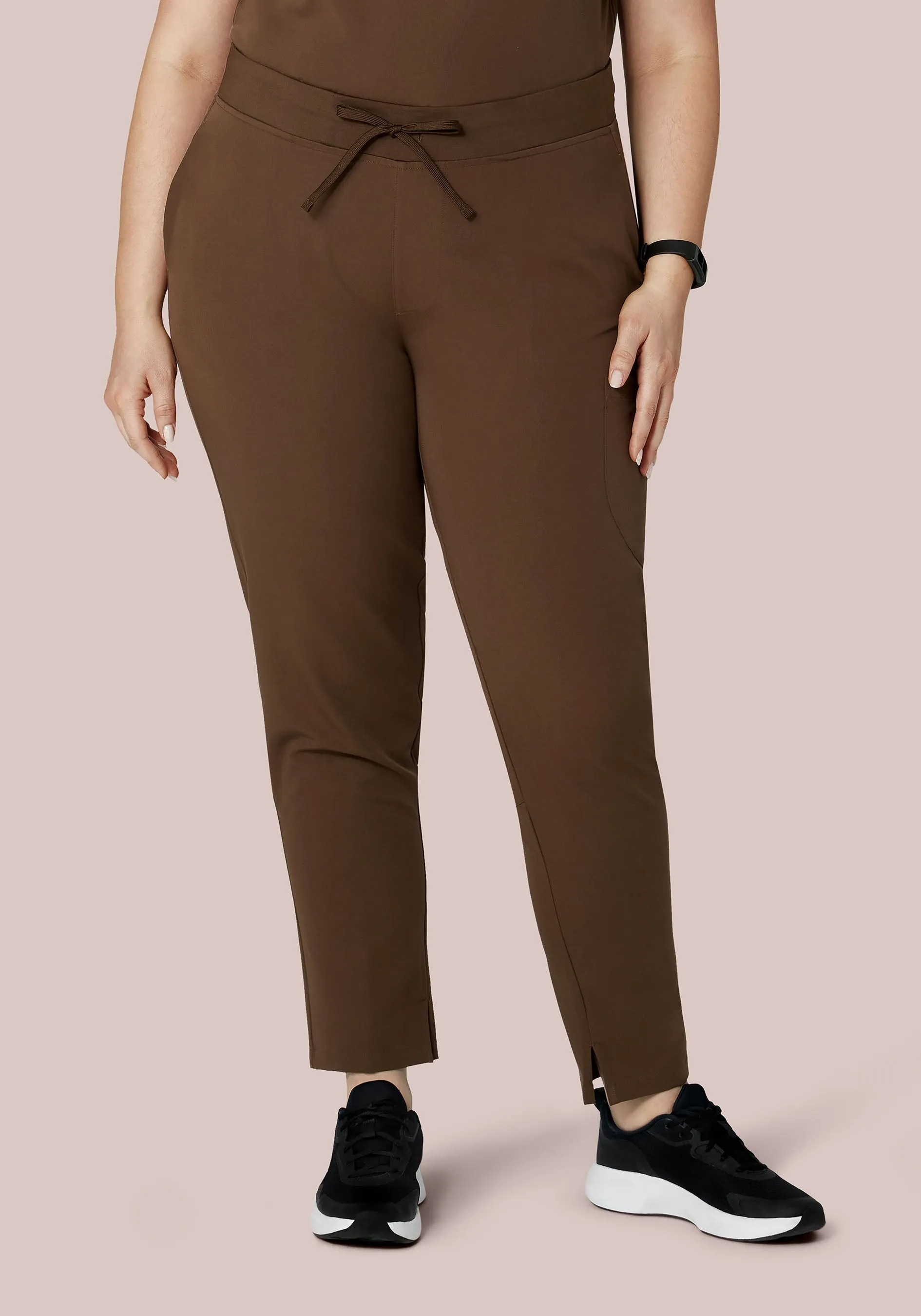 6 Pocket Slim Pants Chocolate Brown