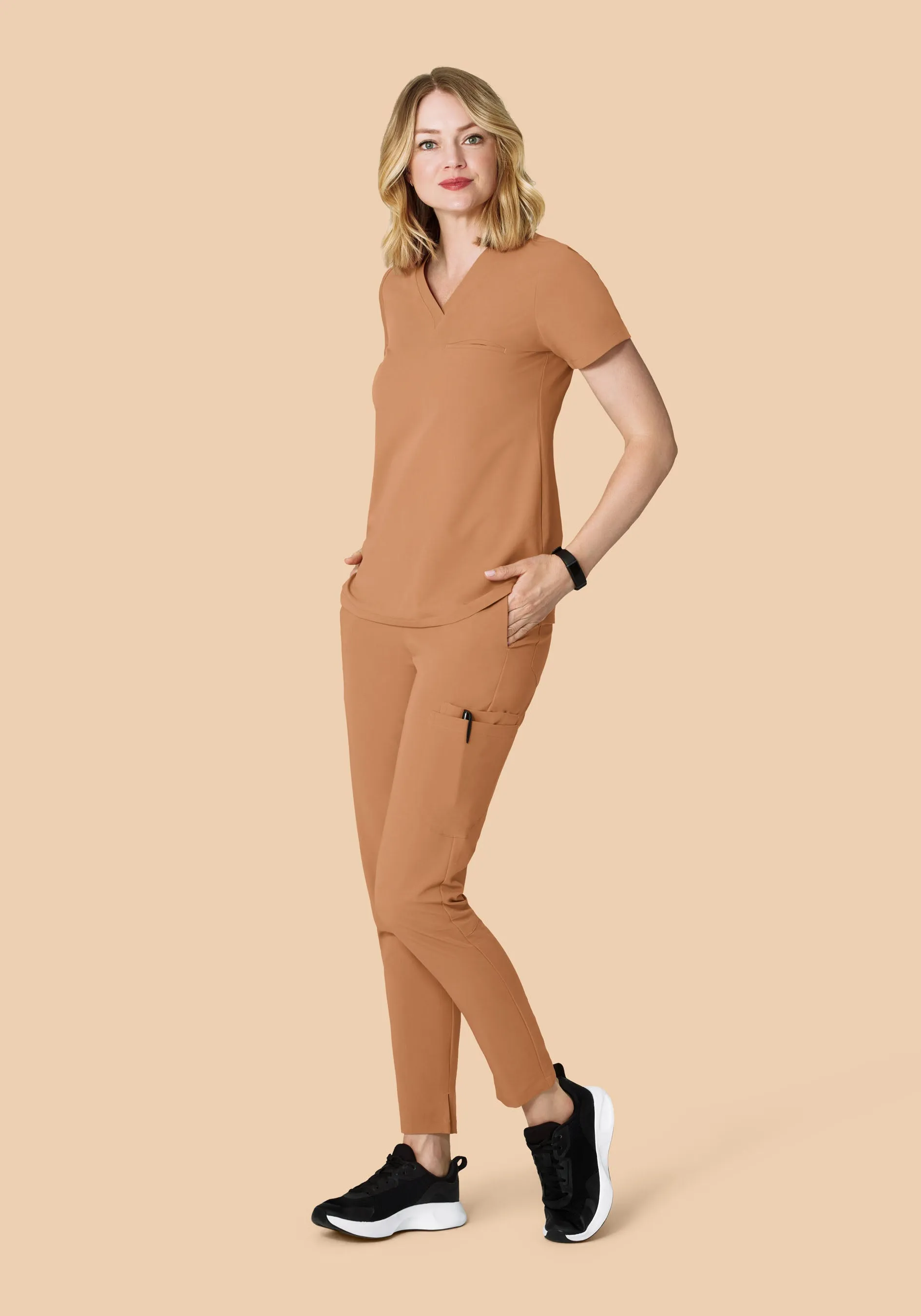 6 Pocket Slim Pants Ochre