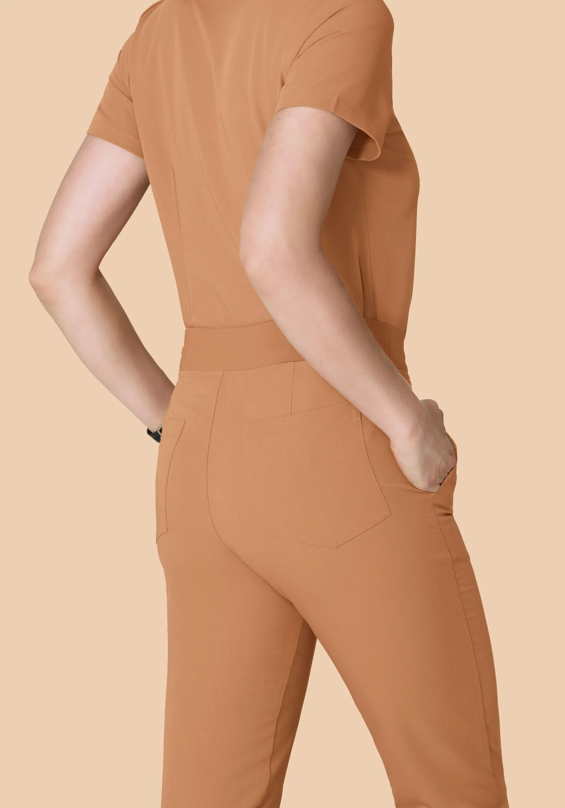 6 Pocket Slim Pants Ochre