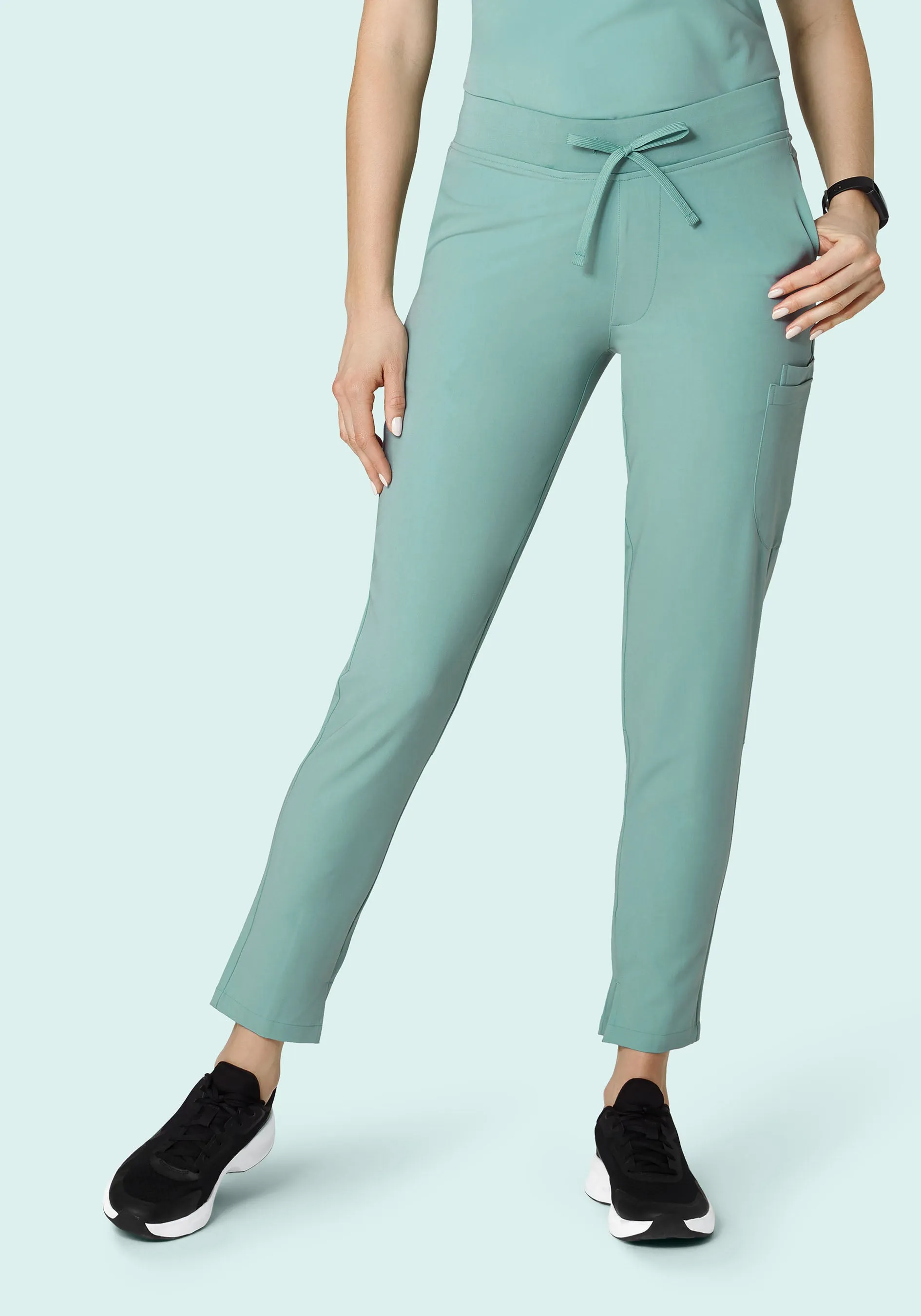 6 Pocket Slim Pants Tourmaline