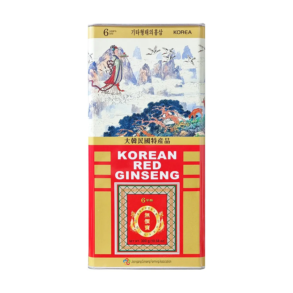 6 Year Korean Red Ginseng Roots 7 Pcs 300g Special Heaven Grade Panax