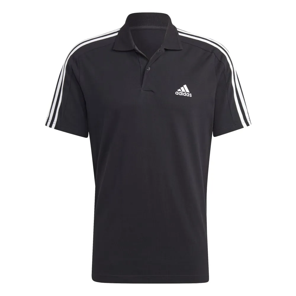 adidas Essentials Pique Embroidered 3 Stripes Men's Polo Shirts