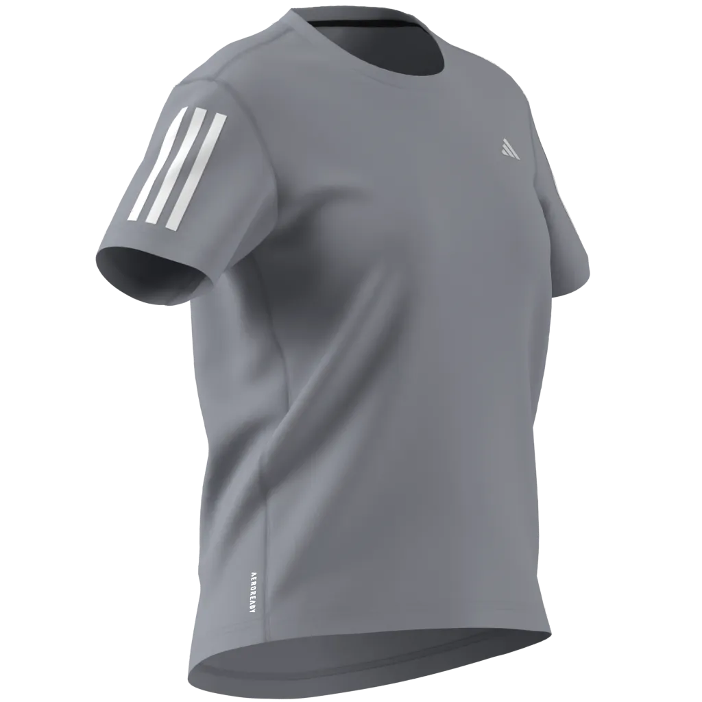 Adidas Own The Run T-Shirts Women's - Halo Silver