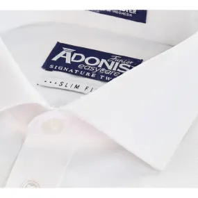 Adonis Boys Easy Care SHORT SLEEVE Slim Fit Twill Dress Shirt