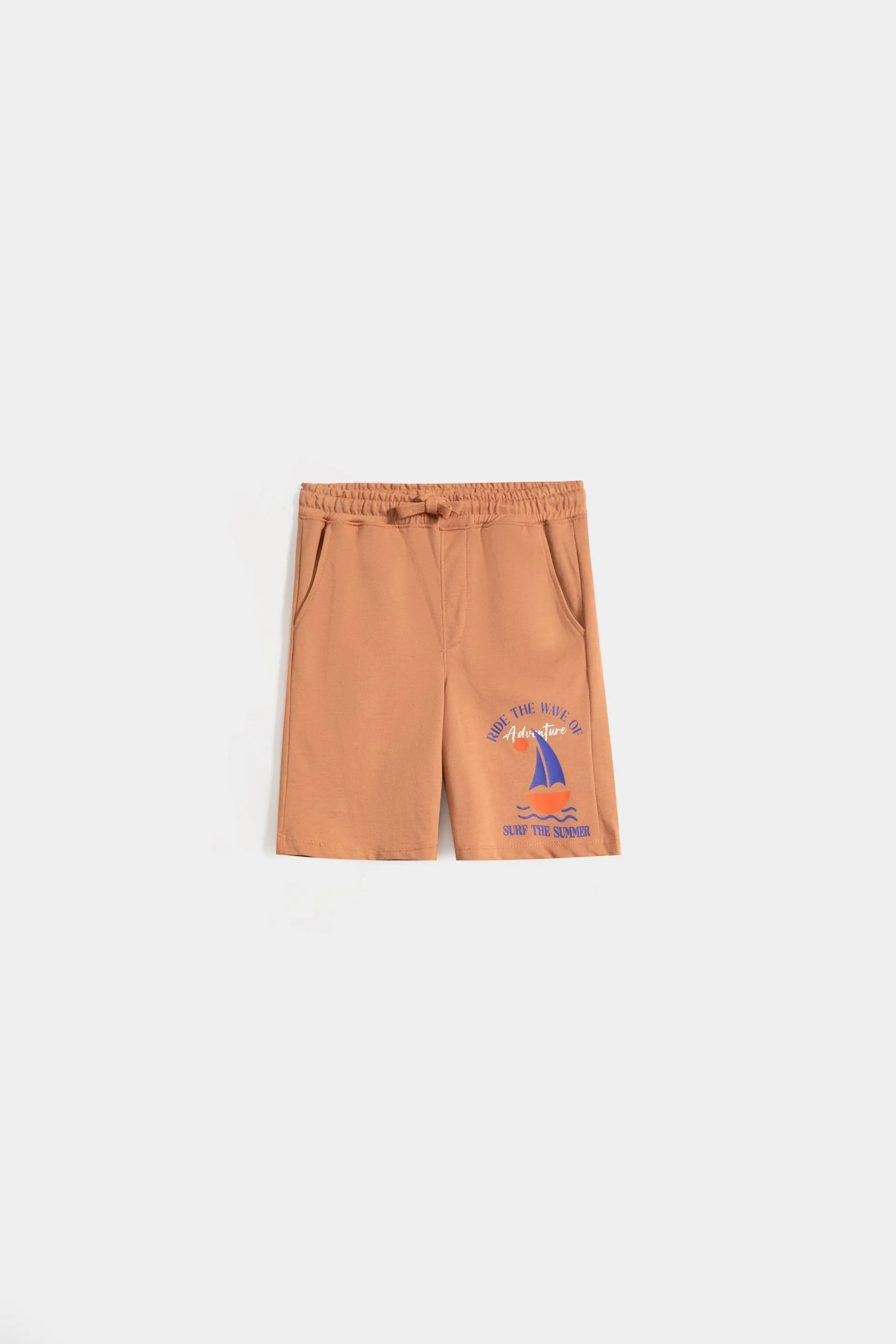 Adventure Graphic Knitted Short