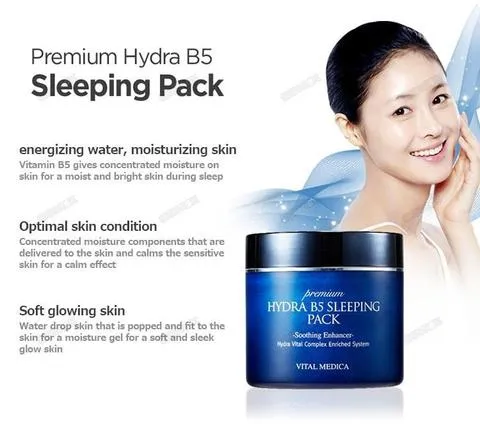 AHC Premium Hydra B5 Sleeping Pack 100ml Facial Skincare Korean Beauty