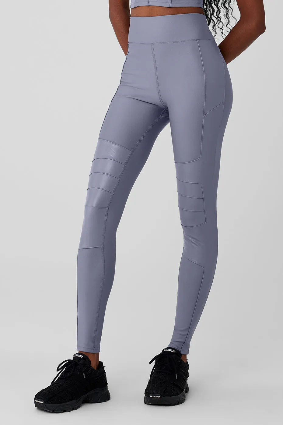 Airlift Winter Warm High-Waist Supermoto Legging - Fog