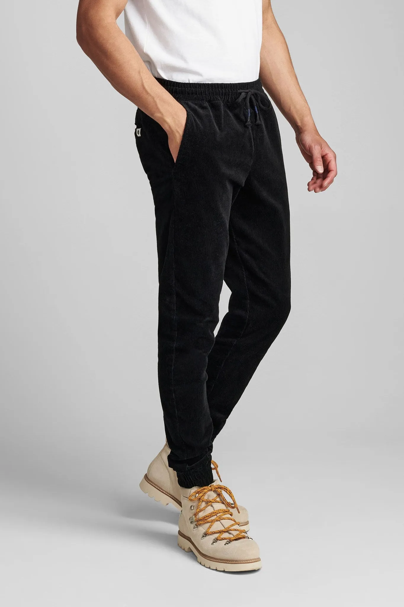 AKJIM CORDUROY ELASTIC PANTS - Caviar