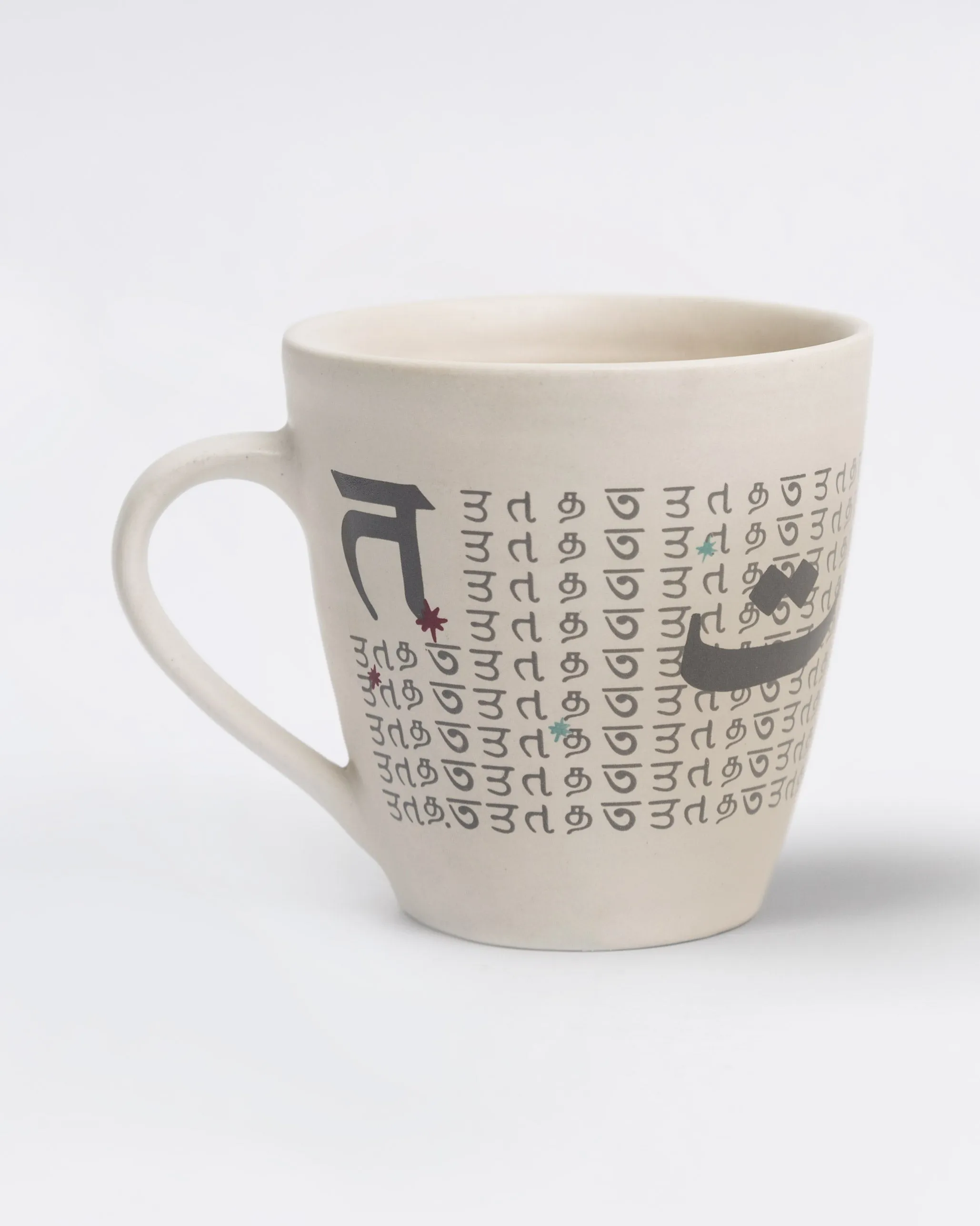 Alphabet T Mug - Stoneware