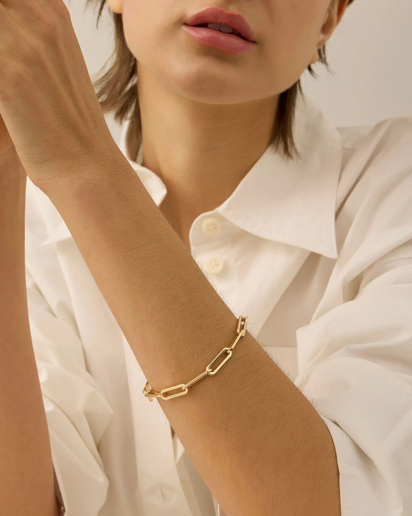 Andi Slim Gold Bracelet