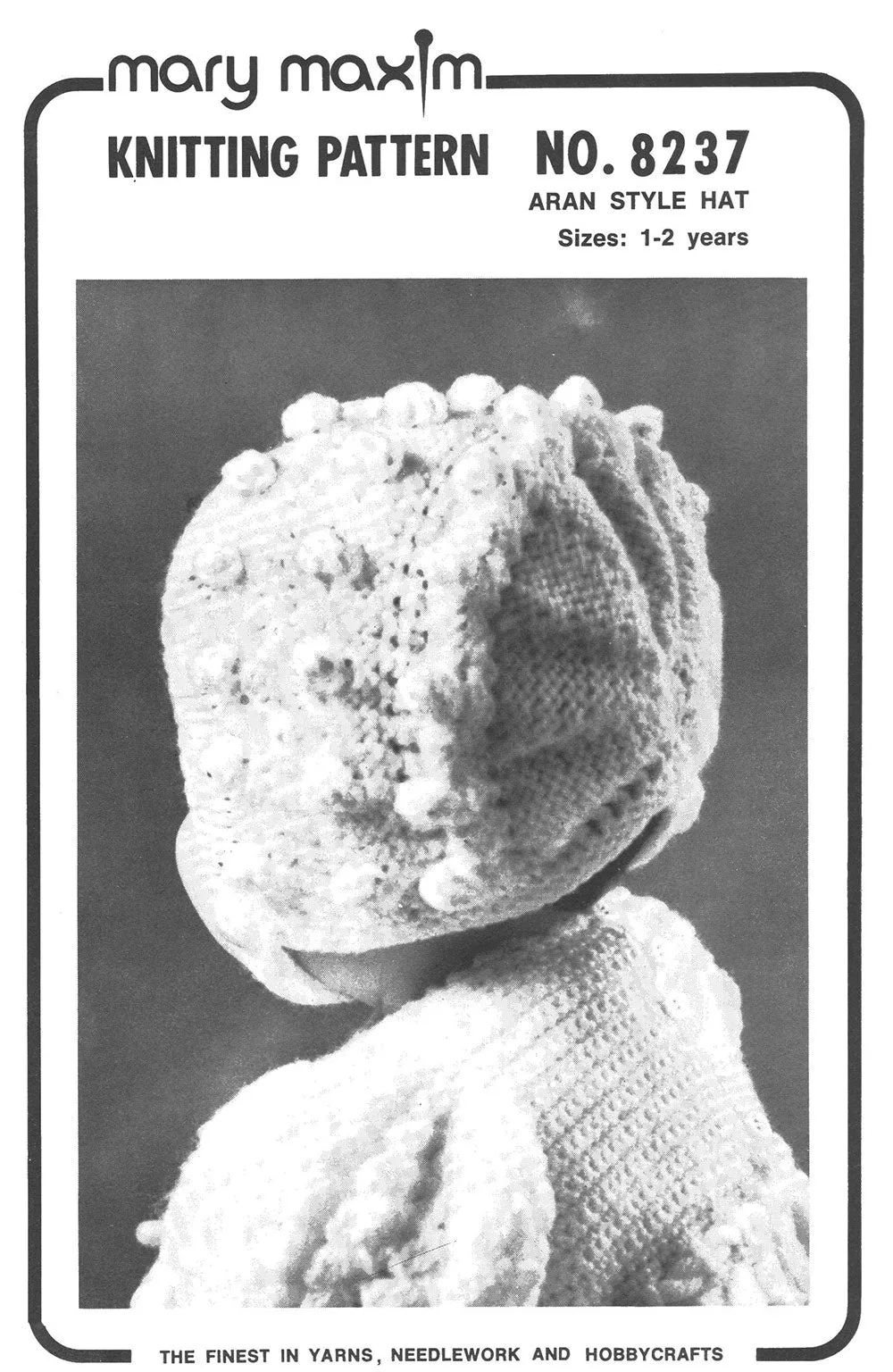 Aran Style Hat Pattern