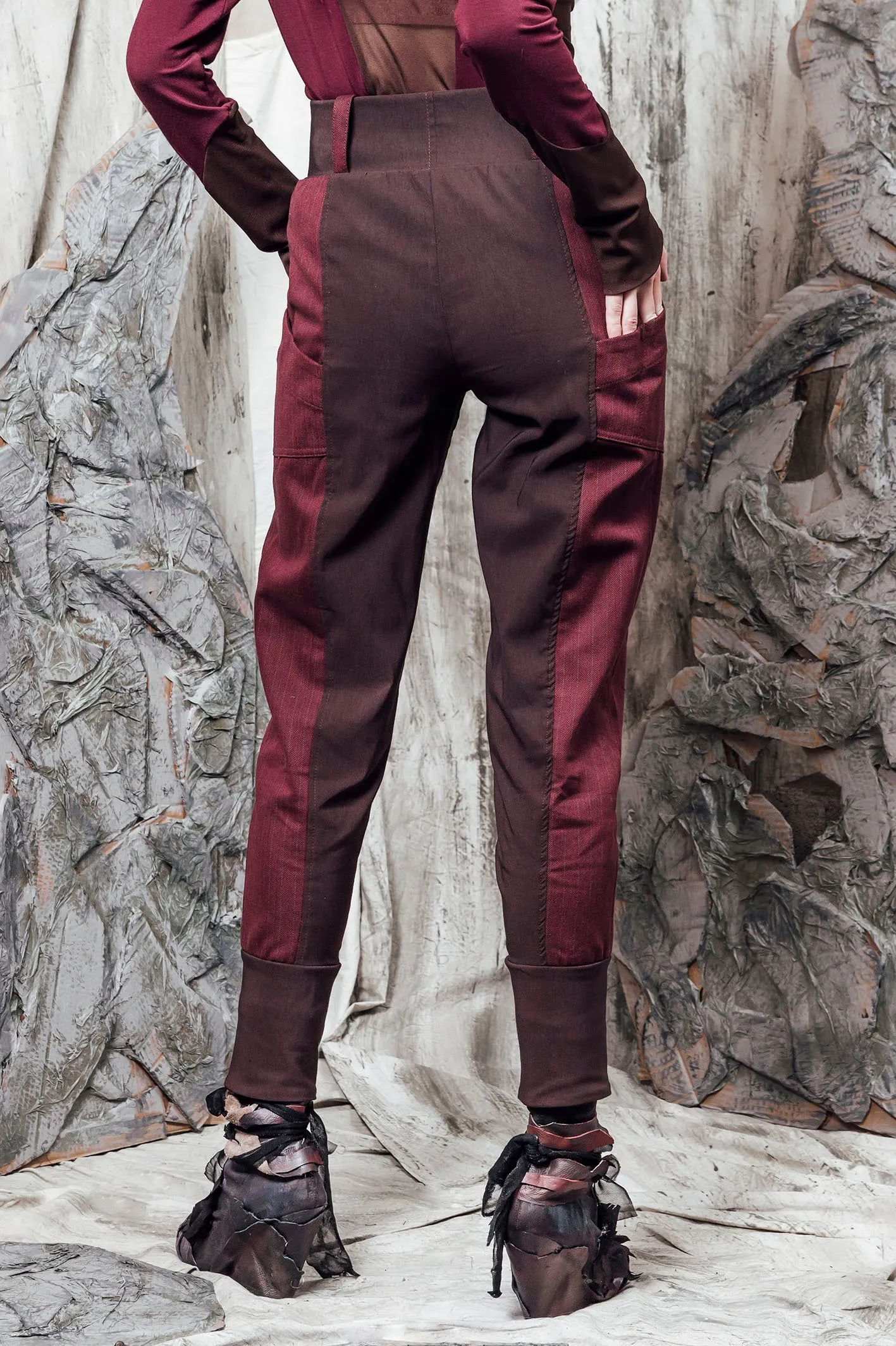 AW24 CORTEZ SLIM PANTS - TAWNY PORT