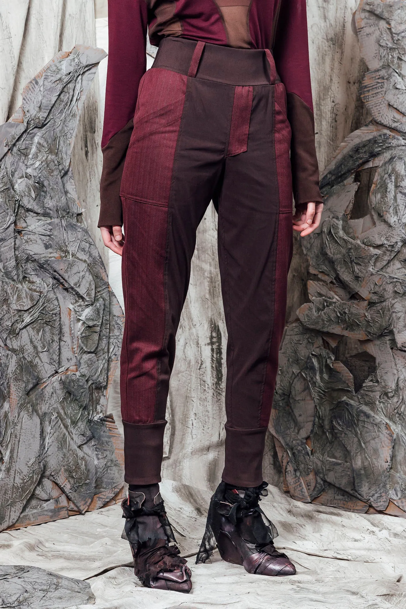 AW24 CORTEZ SLIM PANTS - TAWNY PORT