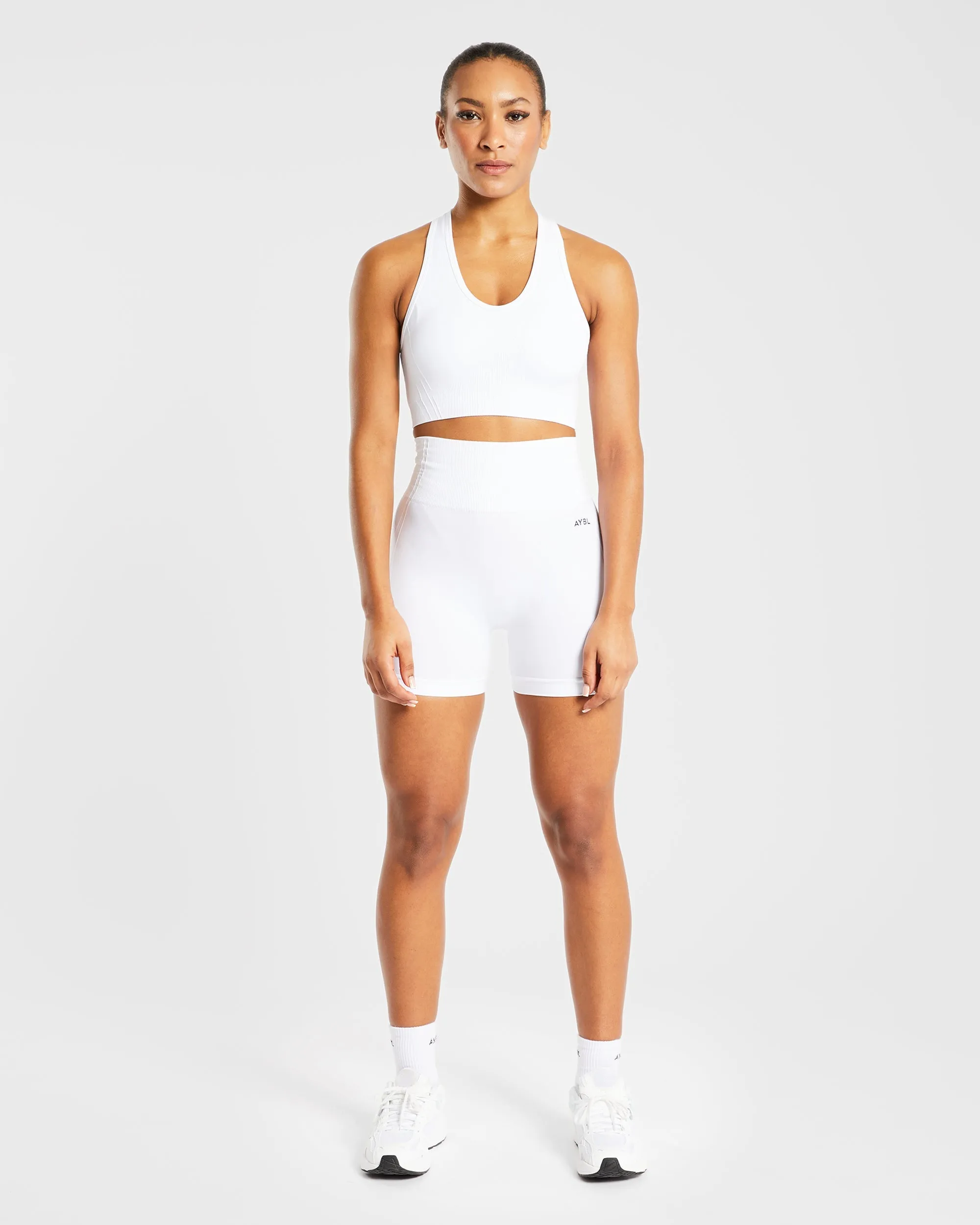 Balance V2 Seamless Sports Bra - White