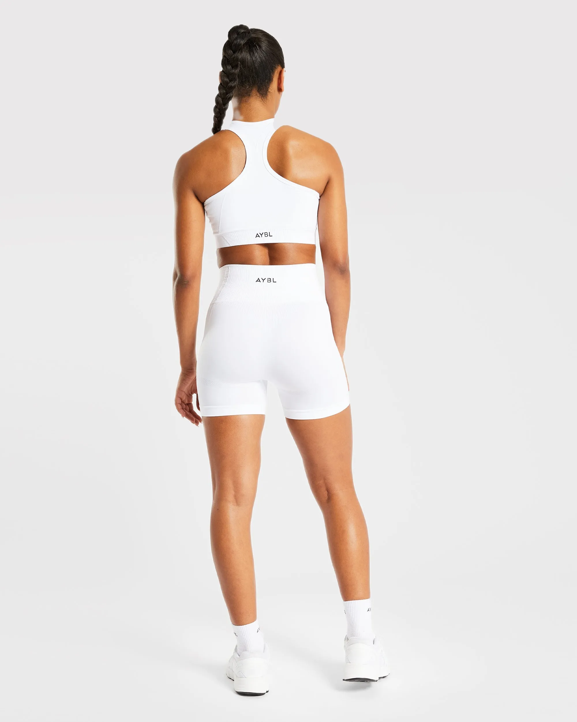 Balance V2 Seamless Sports Bra - White