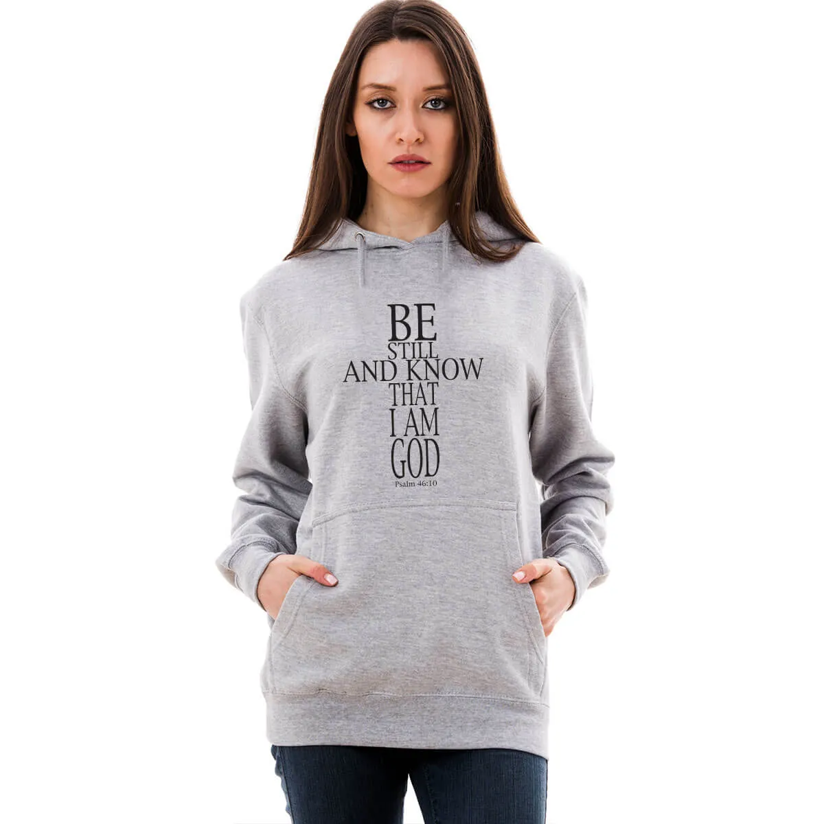 Be Still Cross Unisex Sweatshirt Hoodie