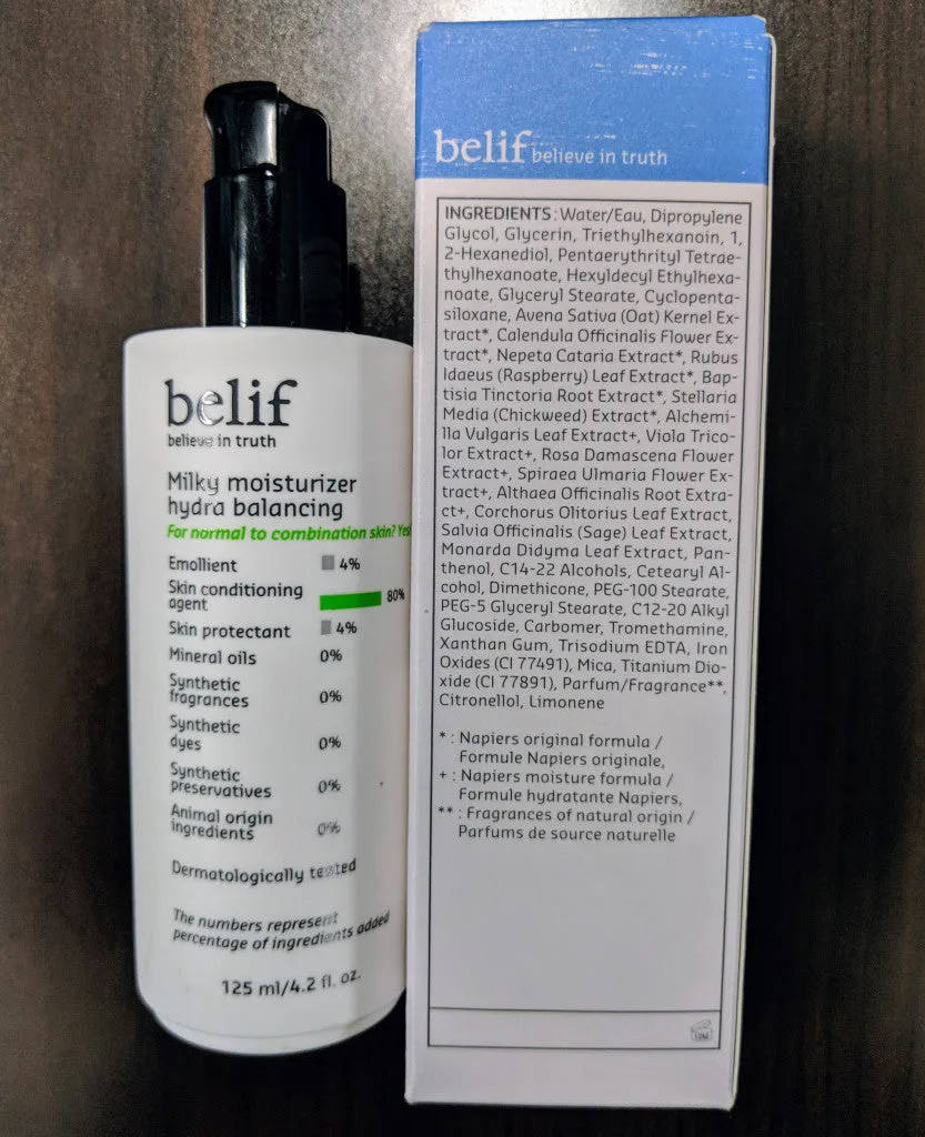 Belif Milky Moisturizer Hydra Balancing Korean Cosmetics Beauty Skin Care Facial