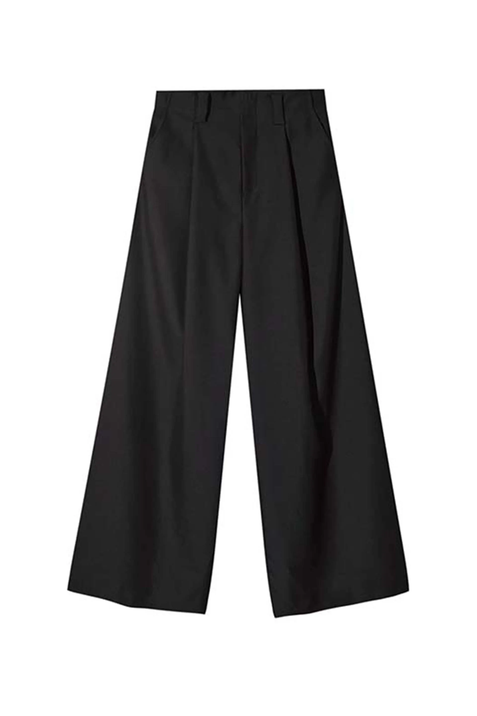 Black Pinched Seam Track Pants