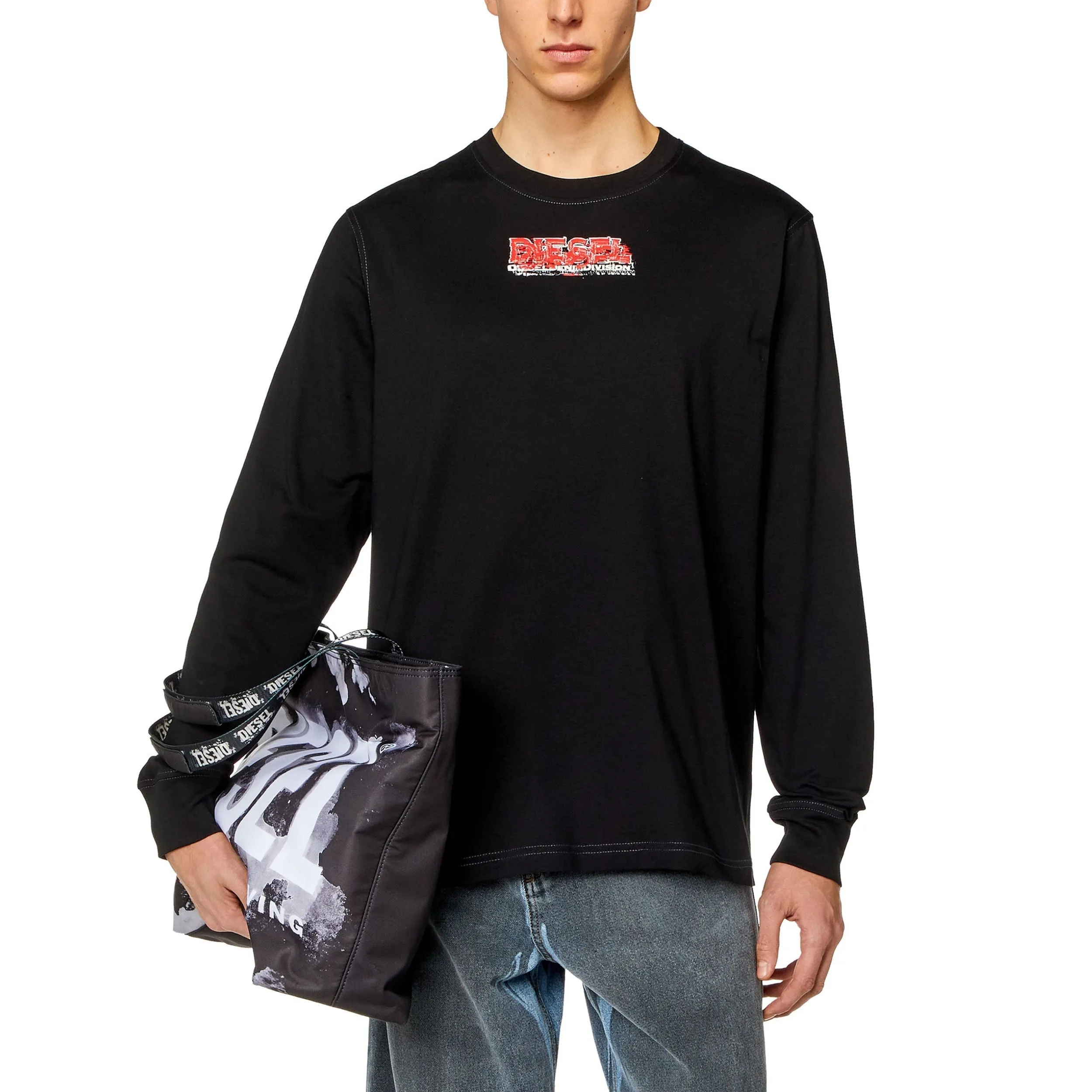 Black T-Just Longsleeve T-Shirt