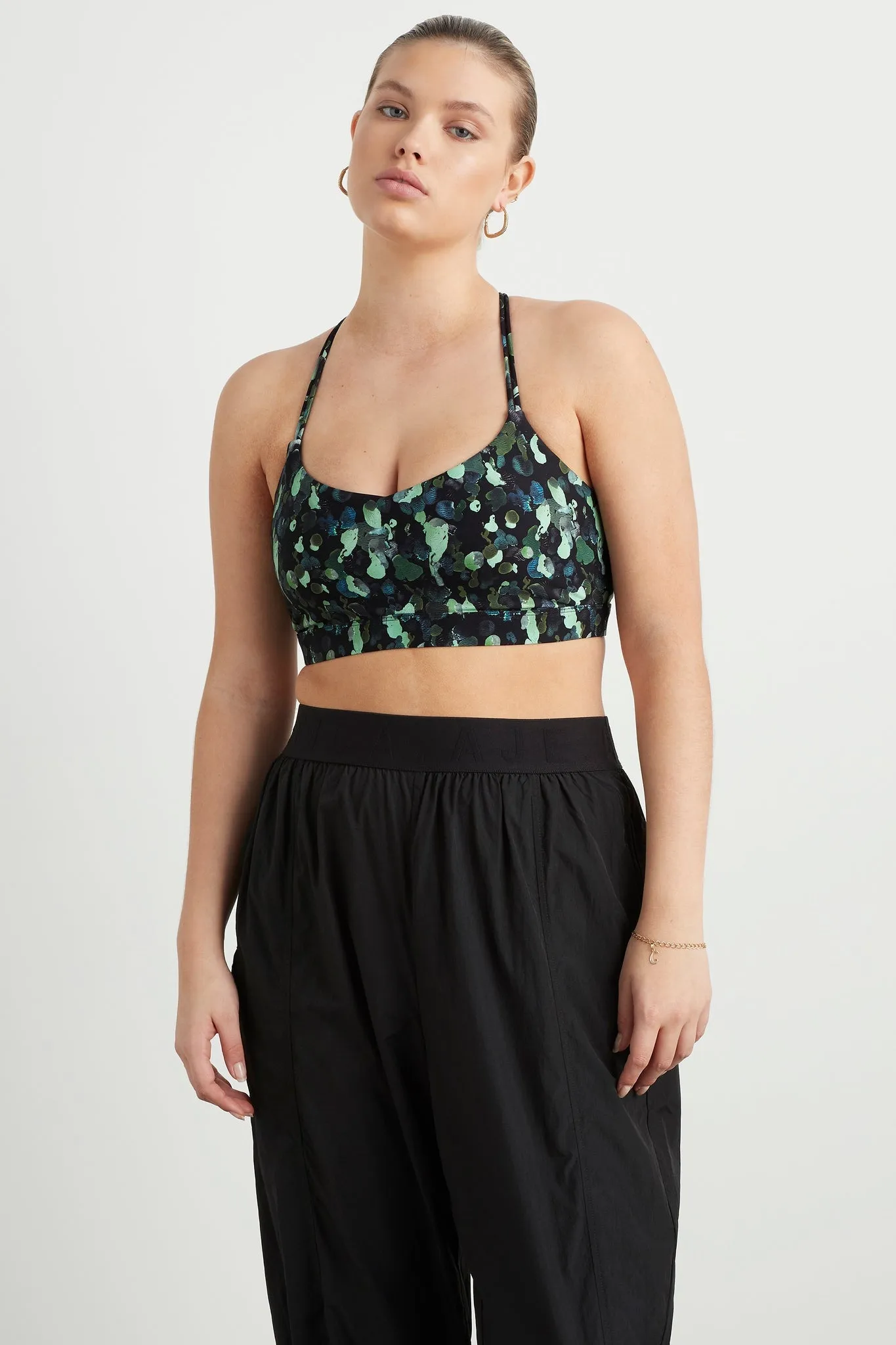 Braided Strappy Sports Bra 334