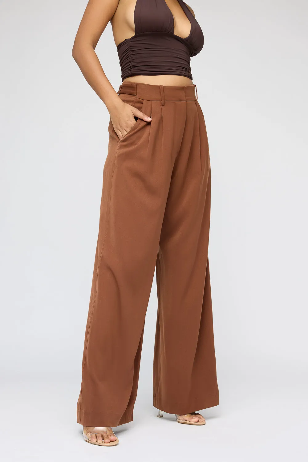 Brunette Adjustable Korean Pants