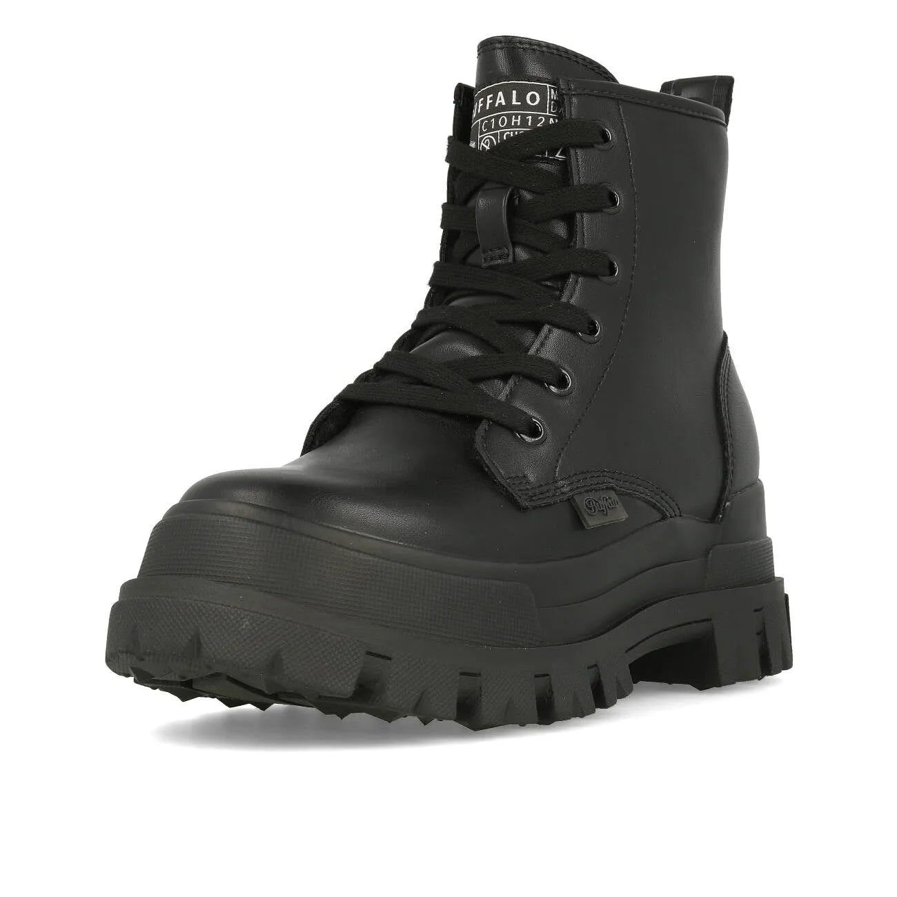 Buffalo Aspha RLD Warm Boot Damen Vegan Nappa Black