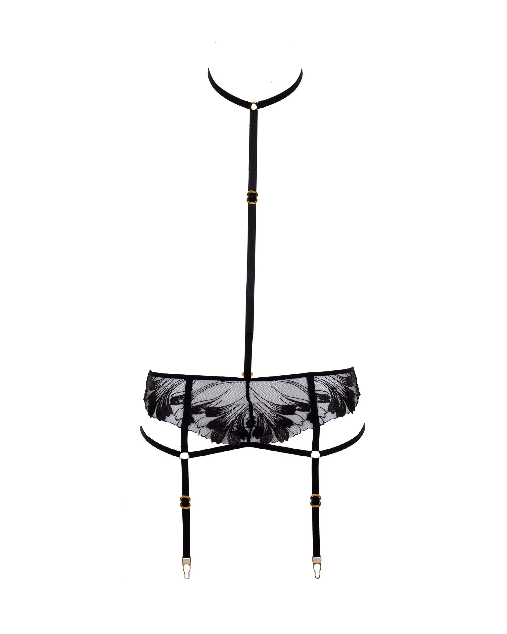 Colette Suspender Harness Black