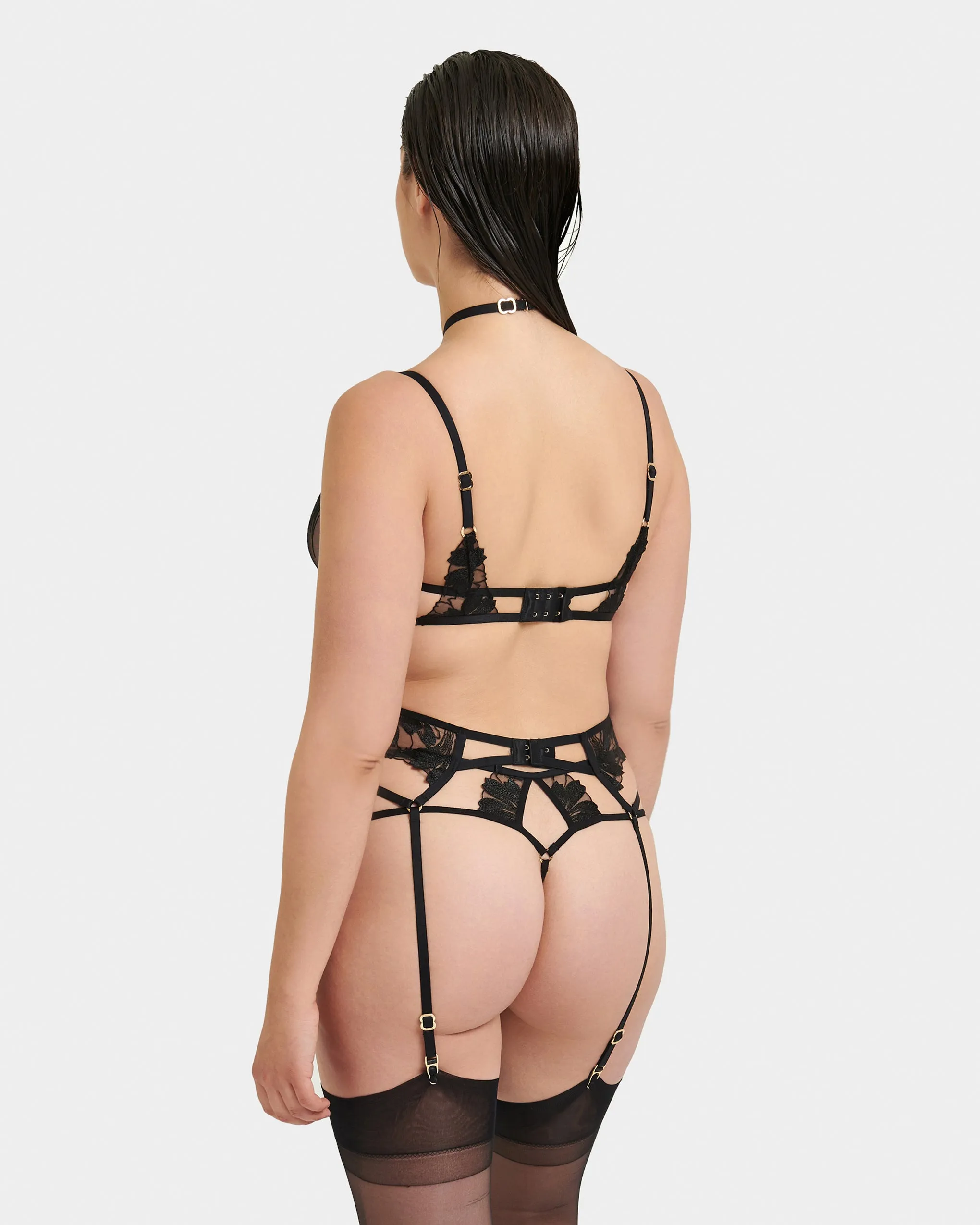 Colette Suspender Harness Black