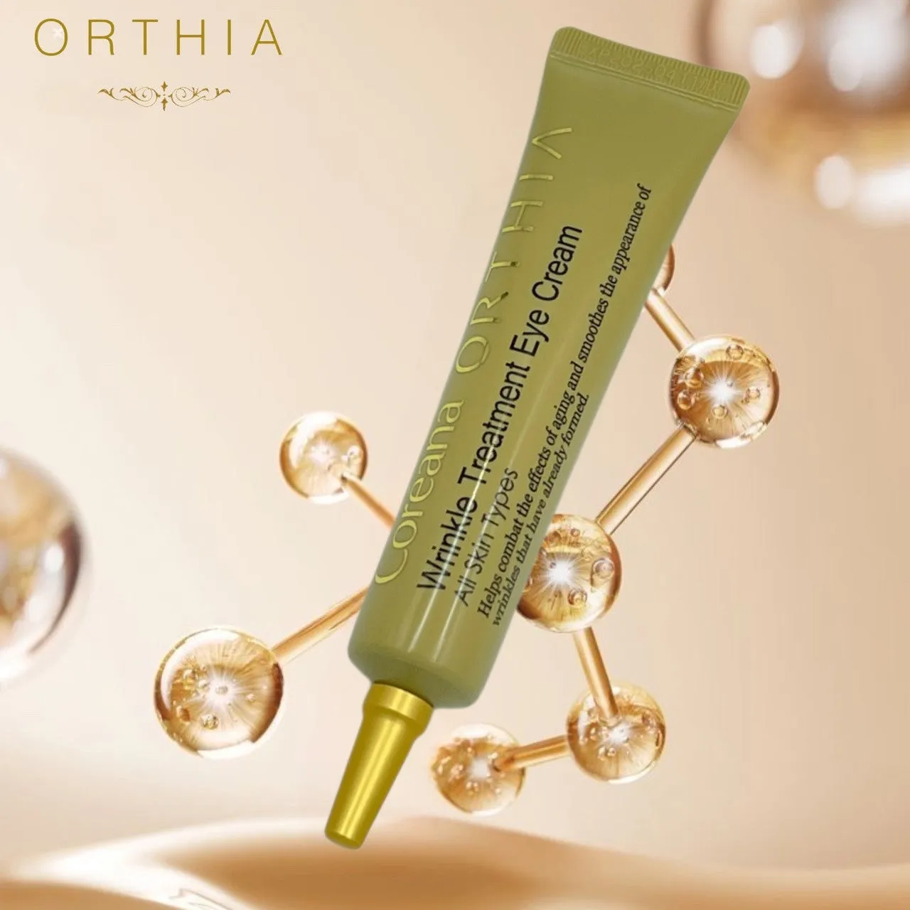 Coreana Orthia Wrinkle Treatment Eye Cream 30ml Crows Feet Fine Lines Korean Red Ginseng