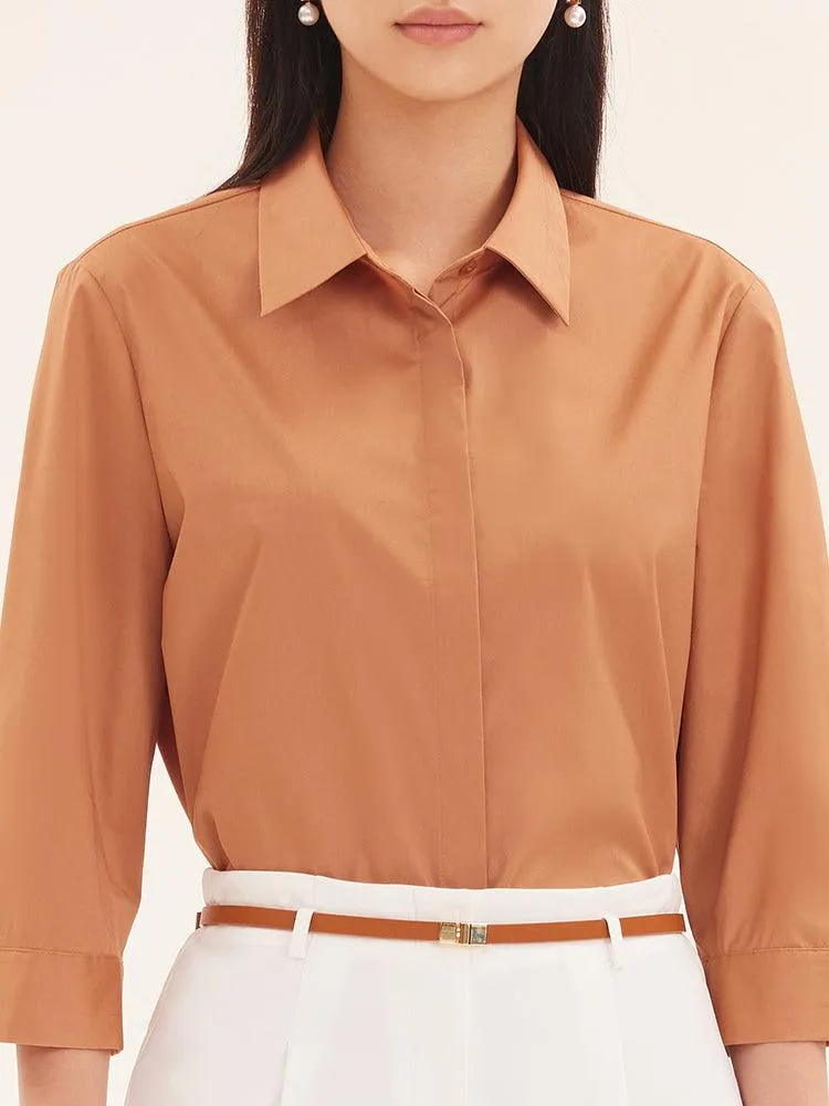 Cotton Slim Shirt