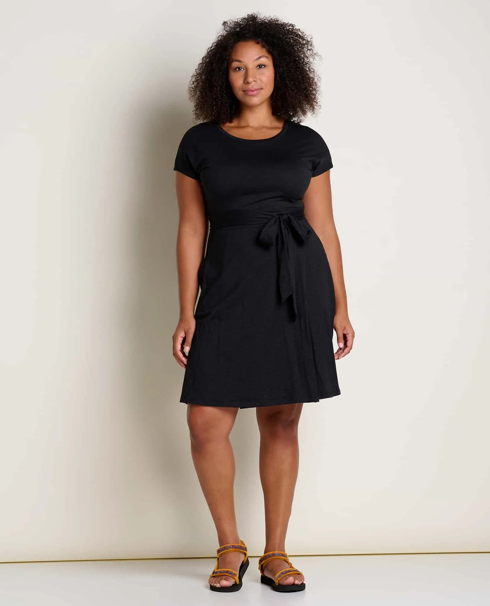 Cue Wrap Short Sleeve Dress