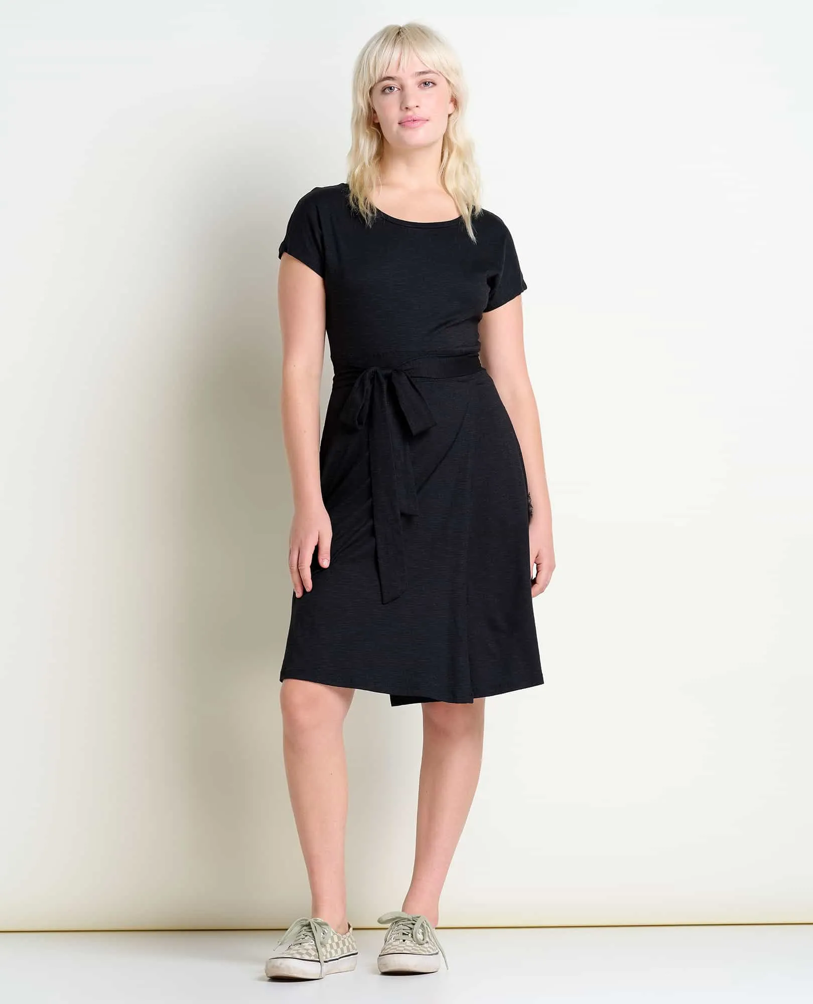 Cue Wrap Short Sleeve Dress