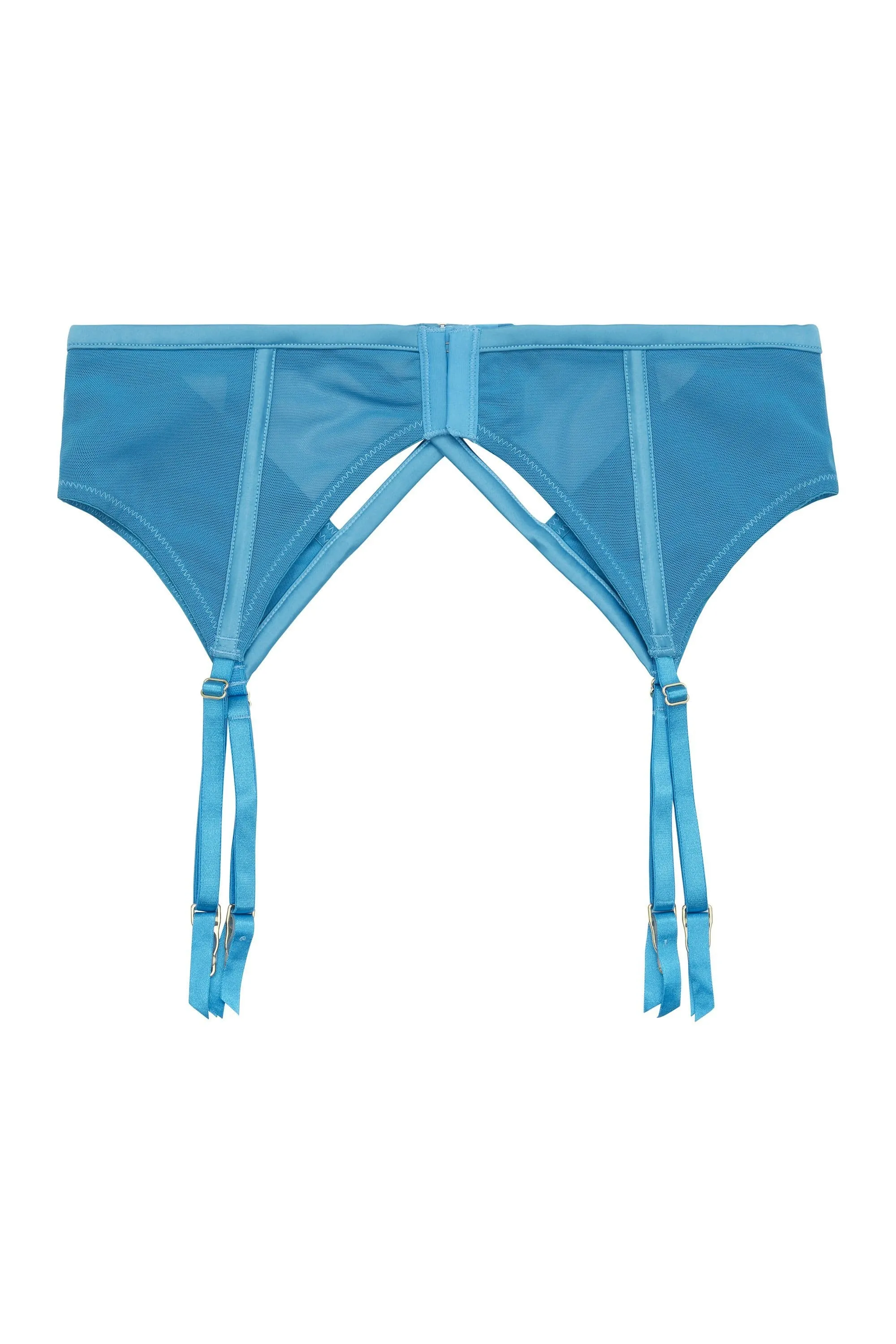 Dani Blue Strappy Satin Suspender