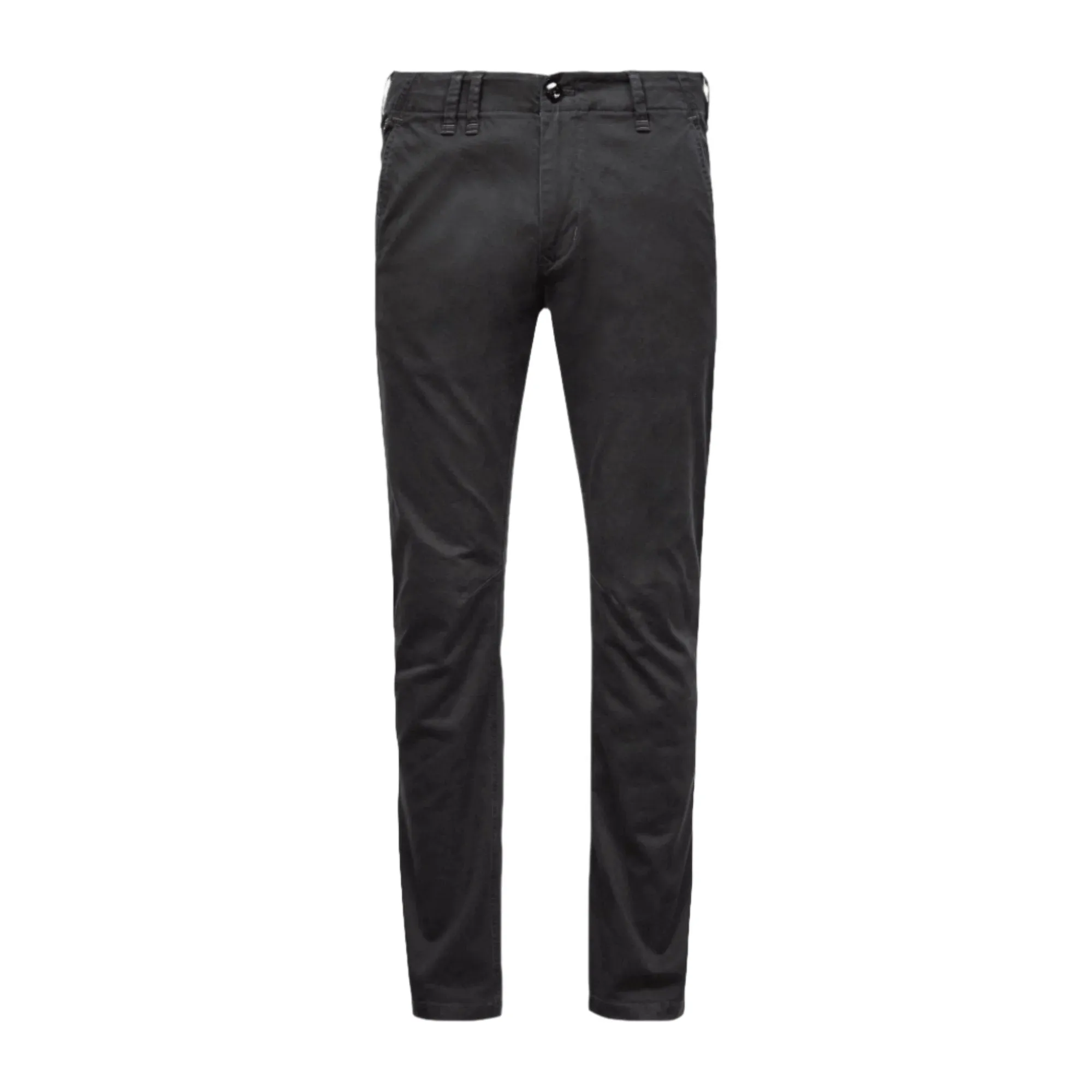 Dark Black Vetar Slim Chino Pants