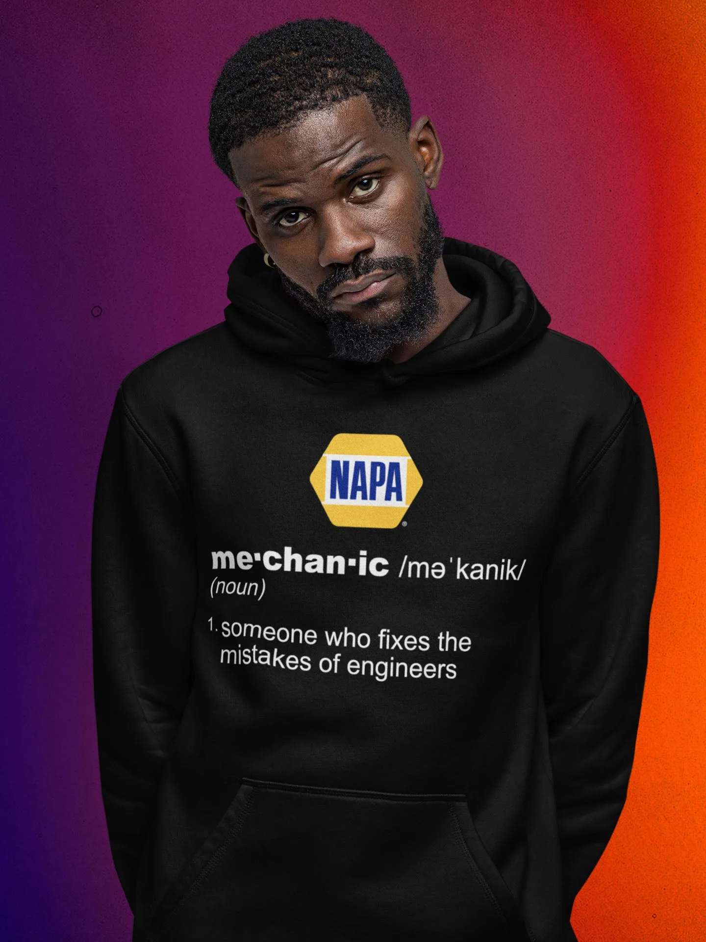 Definition Of A Mechanic Unisex Hoodies