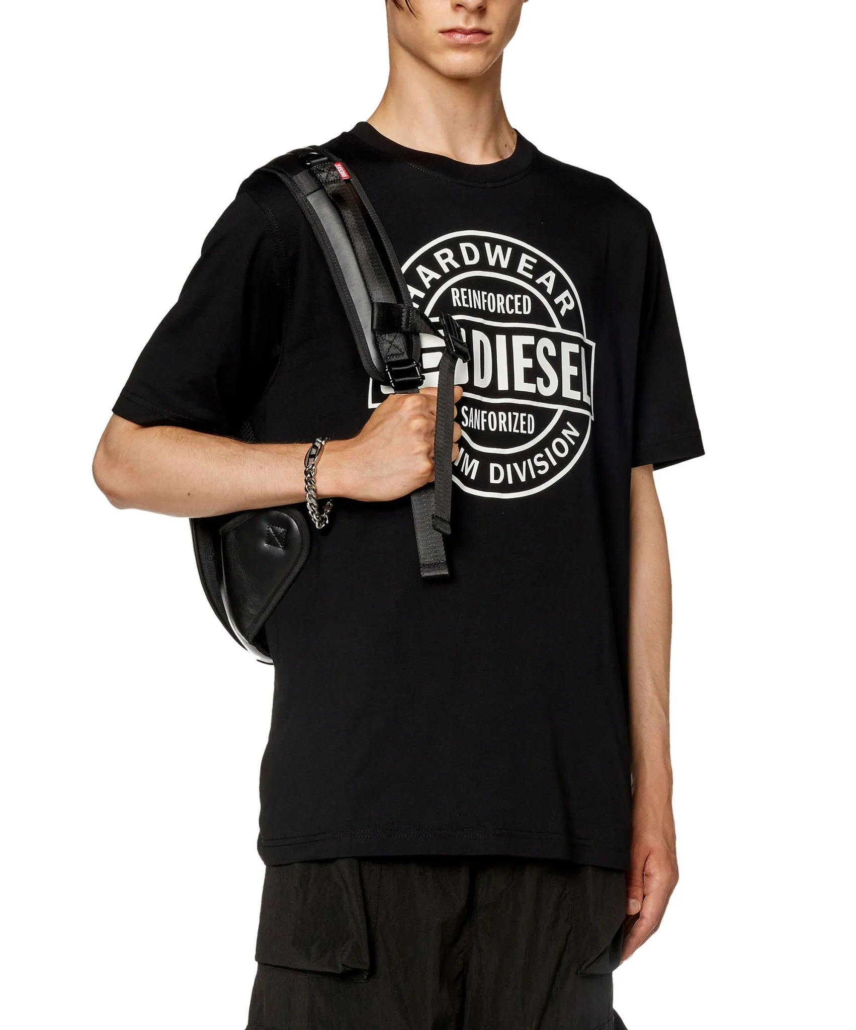 Diesel Black T-Just-L21 T-Shirt