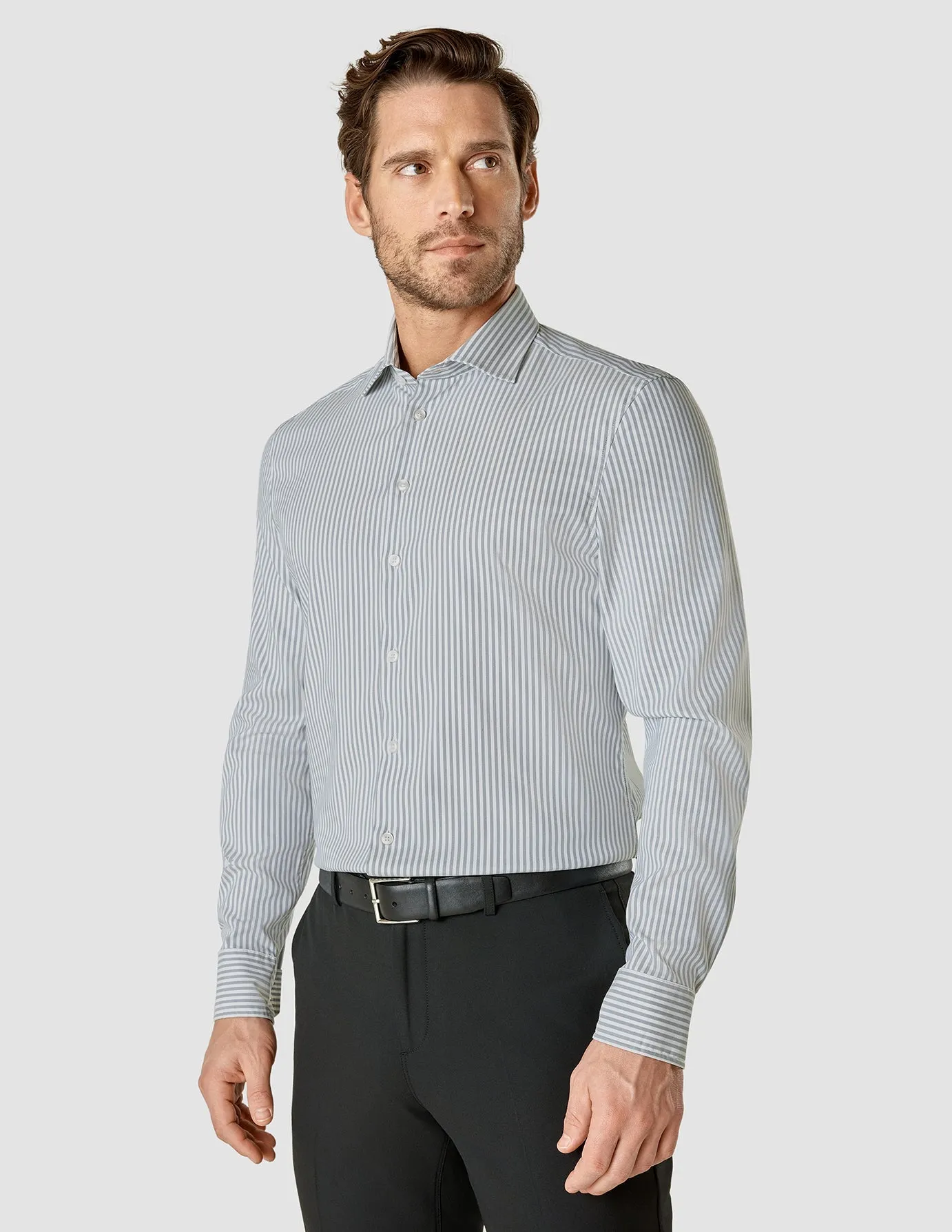 Dress Shirt Blue Mirage Stripes Slim