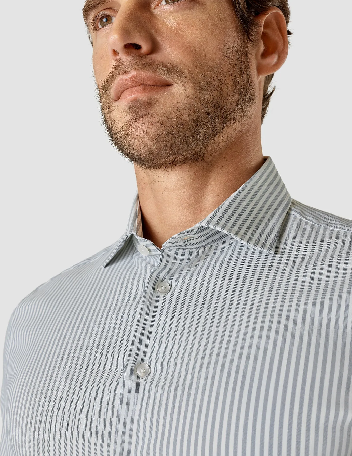 Dress Shirt Blue Mirage Stripes Slim