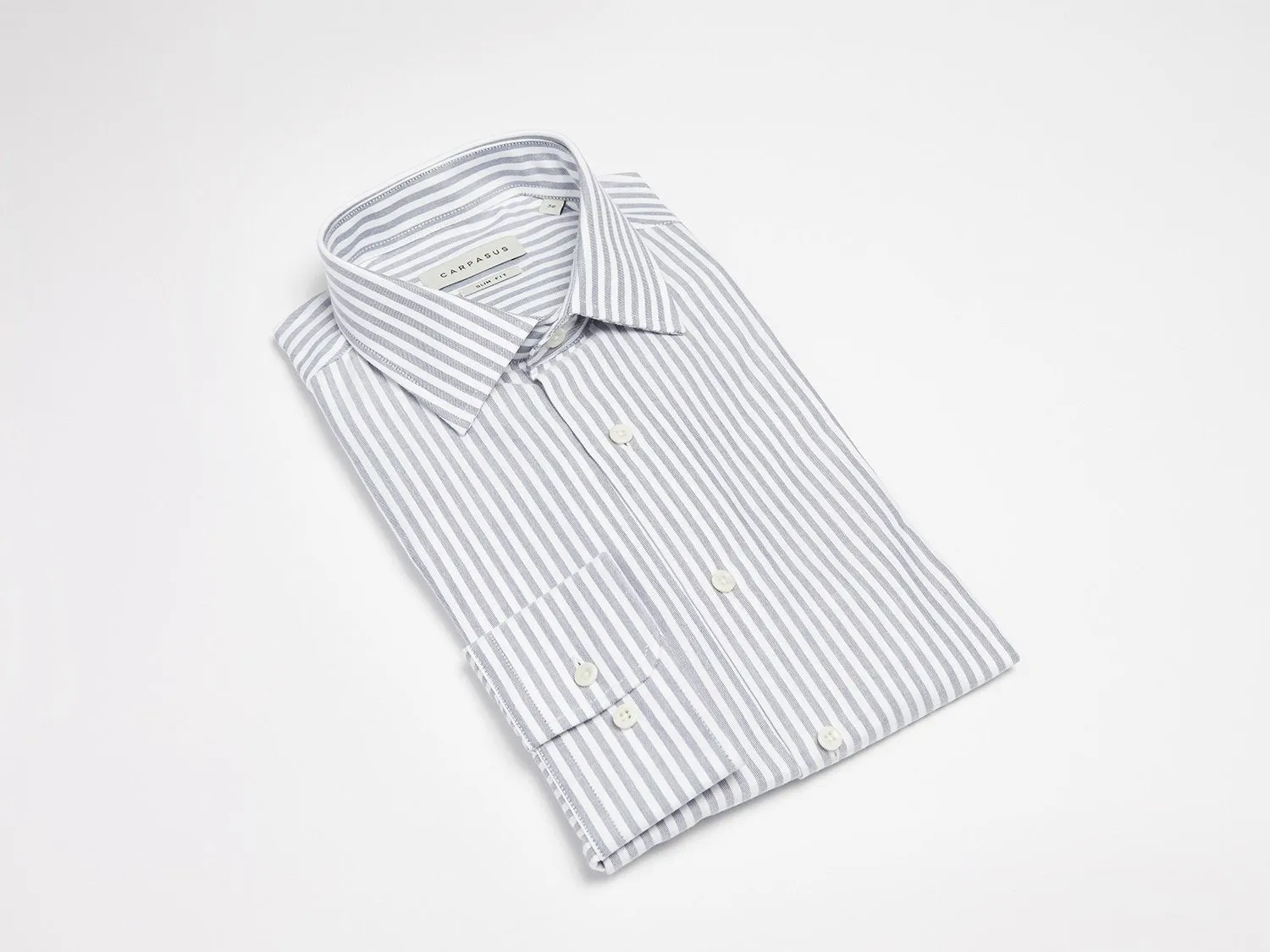 Dress Shirt Slim Fit Braga Stripes Blue