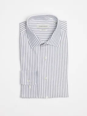 Dress Shirt Slim Fit Braga Stripes Blue