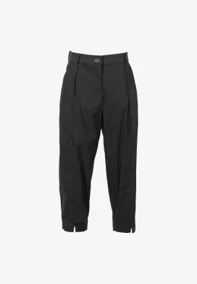 ELARA Stretch linen & cotton blended pants