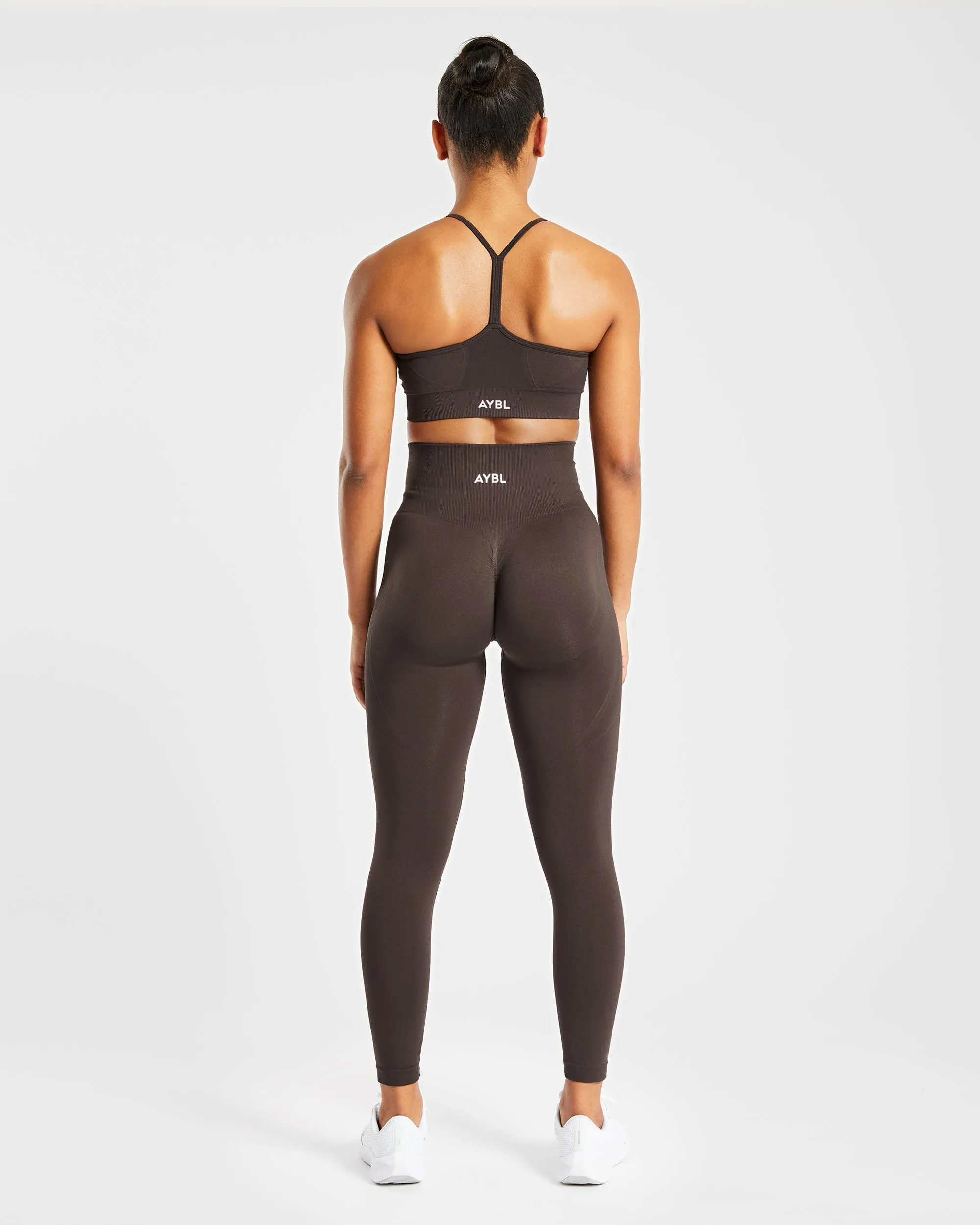 Empower Seamless Sports Bra - Cocoa Brown